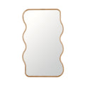 Miroir à cadre ondulé