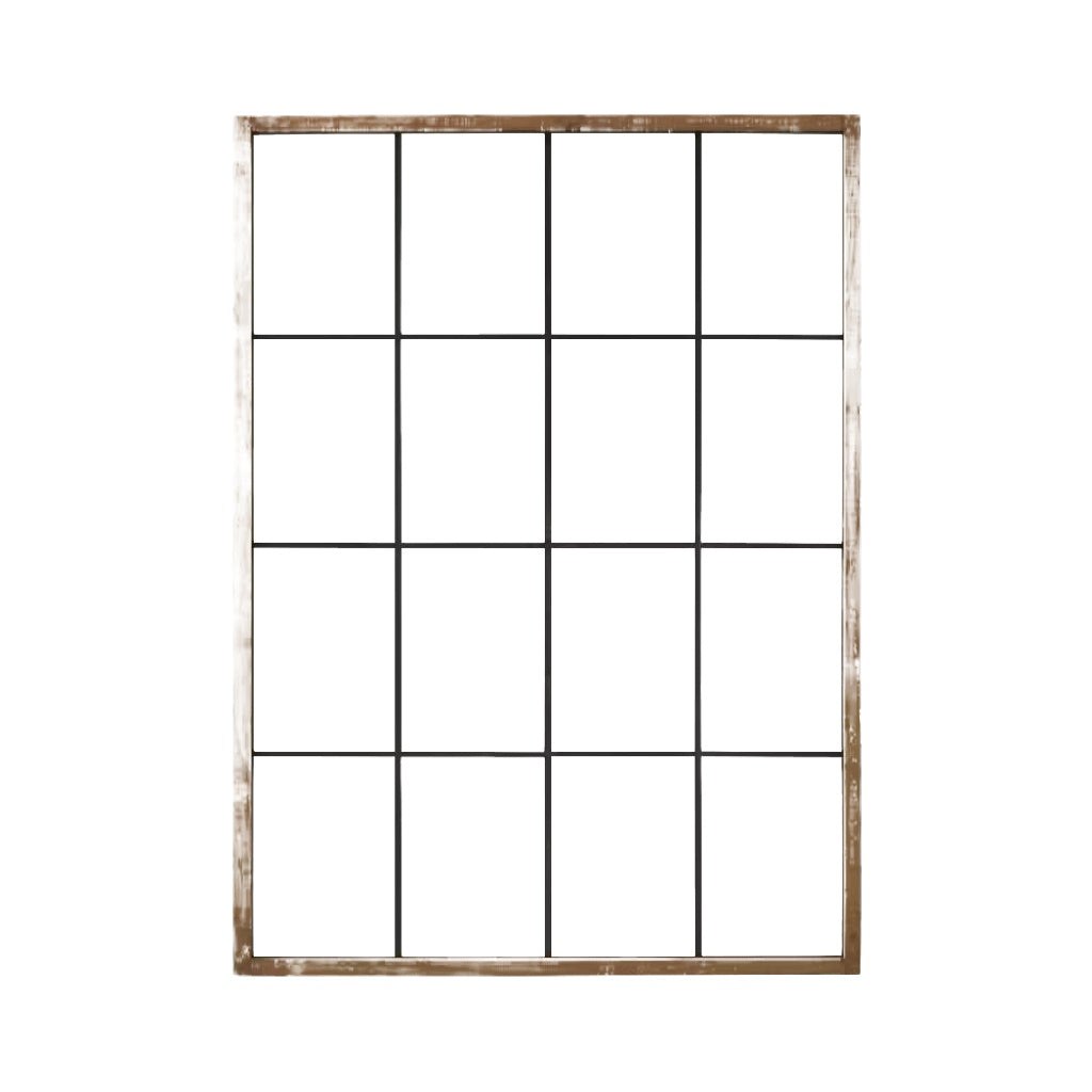 Miroir décoratif à cadre en grille