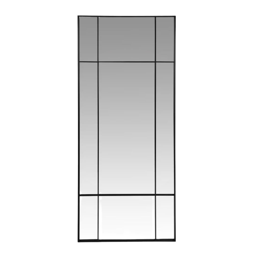 Miroir décoratif à cadre géométrique