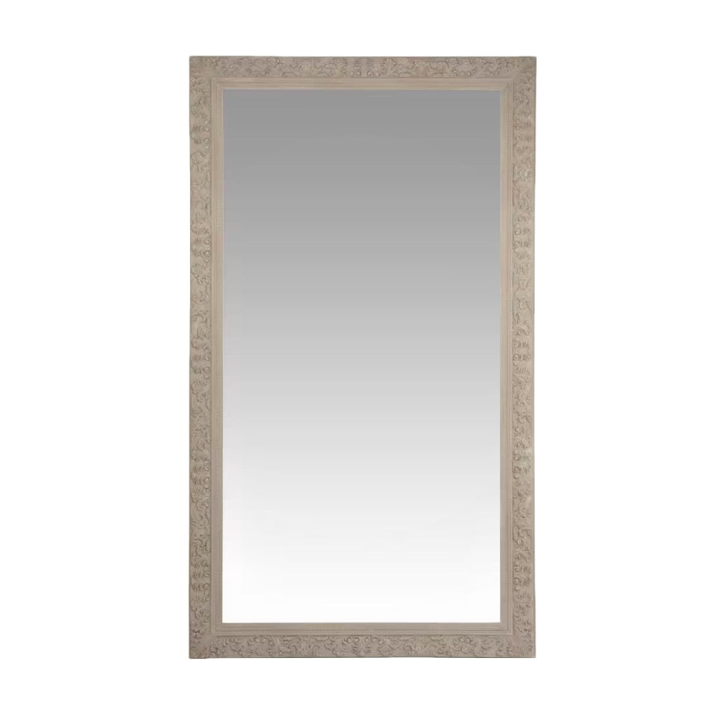 Miroir avec cadre sculpté de style vintage