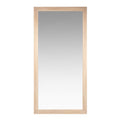 Miroir corporel avec cadre en bois simple